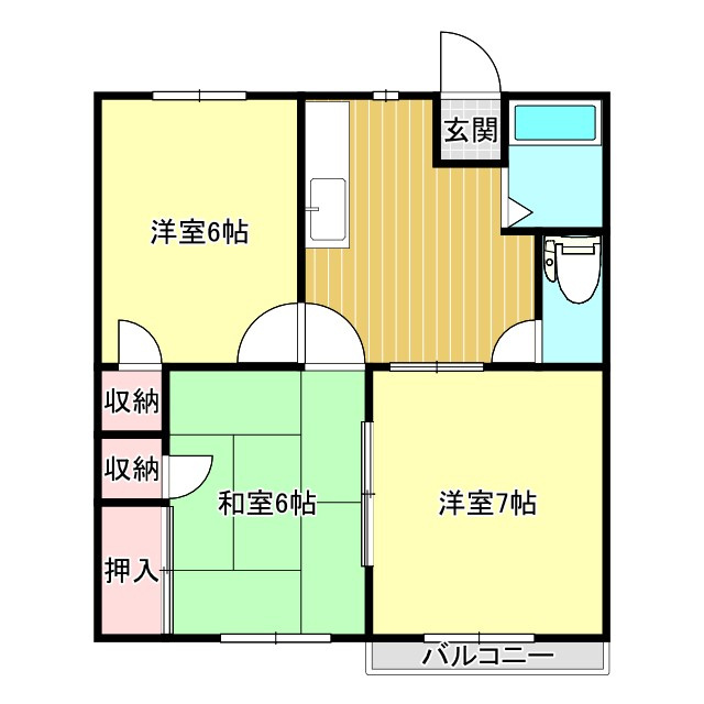 ベアパークヒルズの間取り