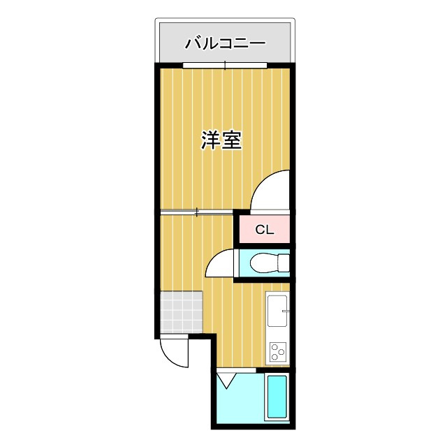 プロスパーヤマシタⅡの間取り