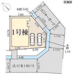 リーブルガーデン藤井寺道明寺5期の区画図