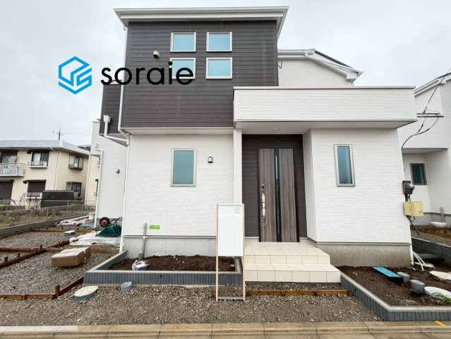 所沢市北秋津4期全2棟　新築戸建　グラファーレの外観|6/26　撮影