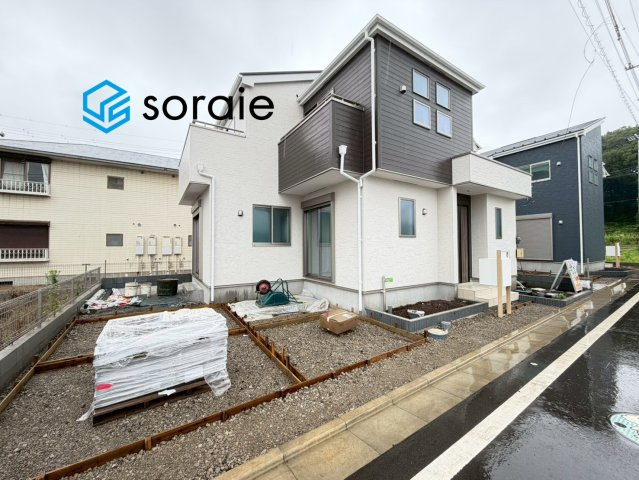 所沢市北秋津4期全2棟　新築戸建　グラファーレの外観|6/26　撮影