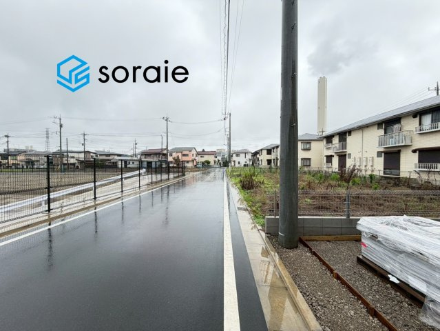 所沢市北秋津4期全2棟　新築戸建　グラファーレの前面道路含む現地写真|6/26　撮影