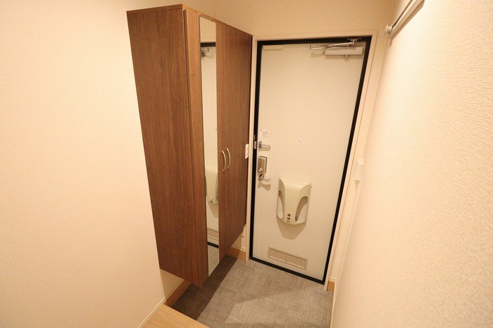 サンモールⅡの玄関|シューズボックス