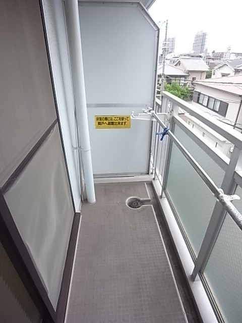 ライフピアモア六甲のバルコニー