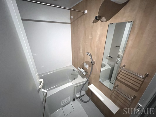 リブリ・ゆうやⅥの浴室|ゆったり過ごせるお風呂です