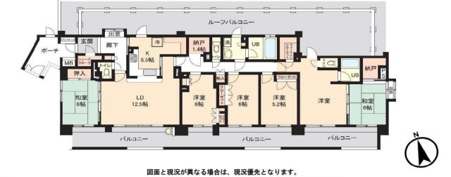 志木パーク・ホームズアリストコートの間取り