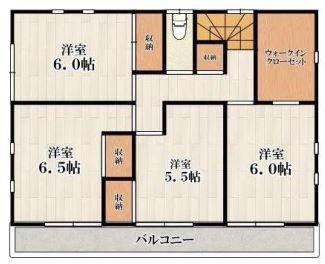 【間取り】 | 中古戸建　明石市貴崎１丁目 | 2F