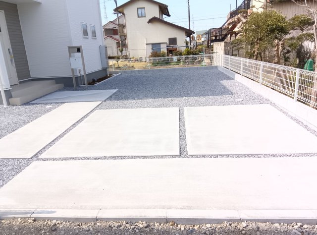 古河市諸川　第13　1号棟の駐車場