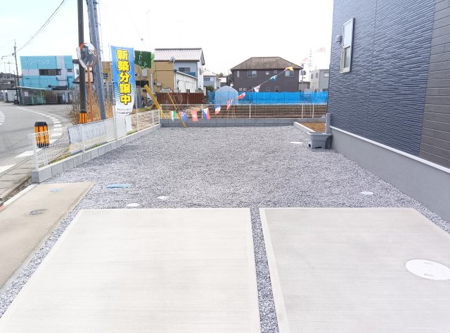 古河市諸川　第13　2号棟の駐車場