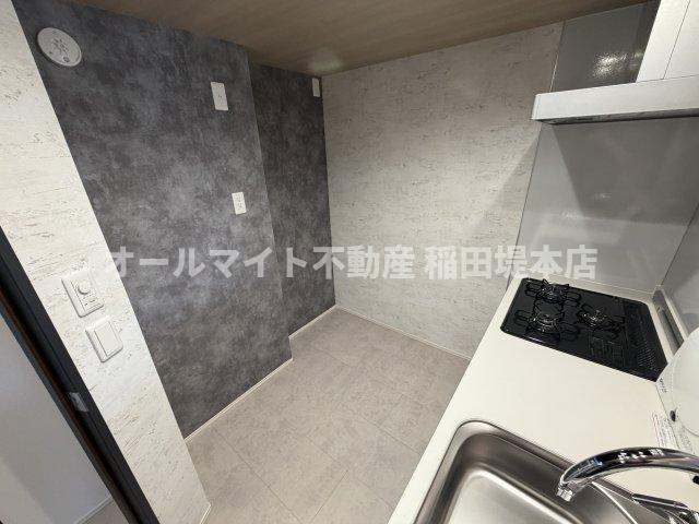 川崎市多摩区宿河原５丁目のアパートのキッチン