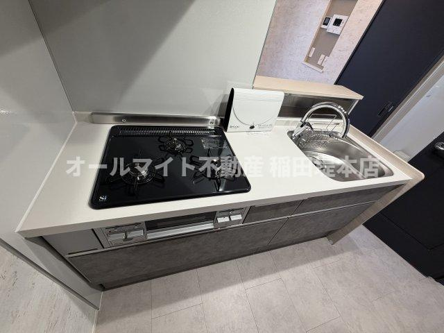 川崎市多摩区宿河原５丁目のアパートのキッチン