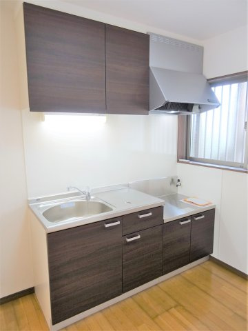 平野コーポ2のキッチン|システムキッチン