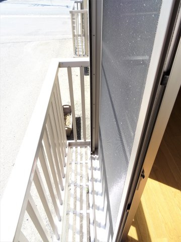 平野コーポ2のバルコニー