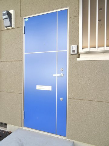 平野コーポ2の外観|玄関ドア