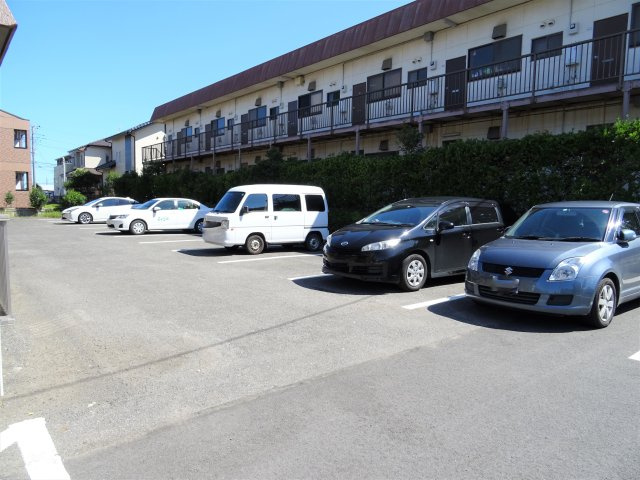 平野コーポ2の駐車場|駐車場2台無料