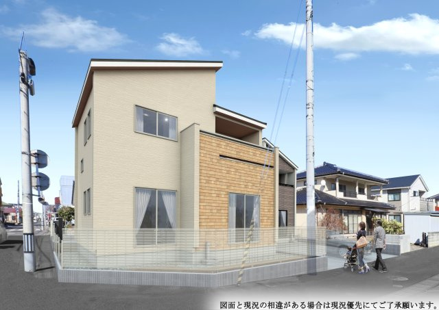 新築戸建・新築建売　郡山市台新一丁目　大成小・第一中の外観