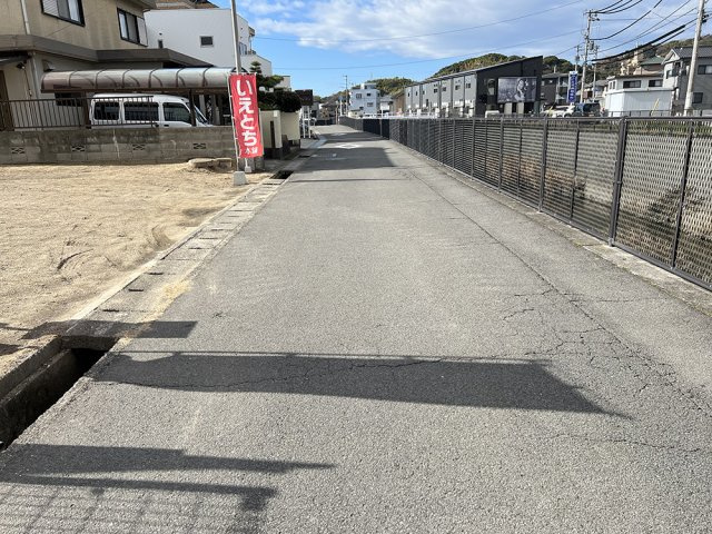南江戸①　３LDK　新築戸建の前面道路含む現地写真