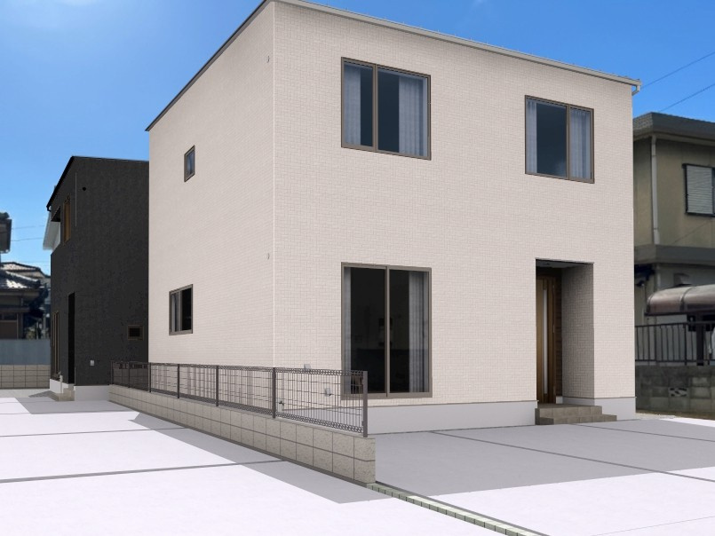 南江戸①　３LDK　新築戸建の外観パース