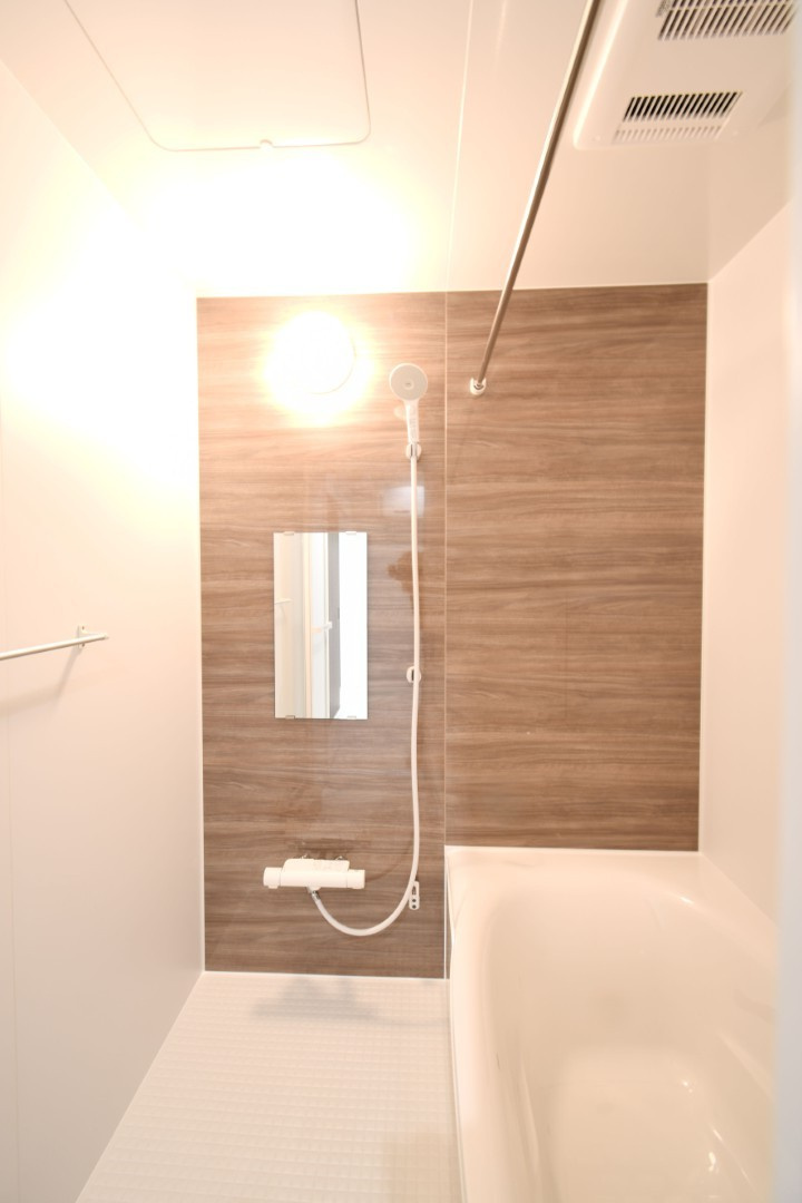 南江戸①　３LDK　新築戸建の浴室|新品で清潔感のある広々とした浴室で、一日の疲れをゆっくり取りましょう★