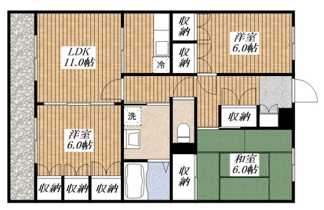 KTD松原町の間取り