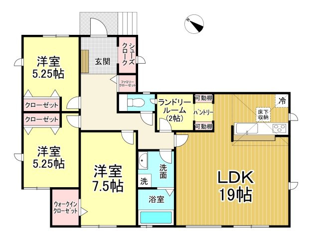【限定１棟】知多市南巽が丘１丁目の間取り