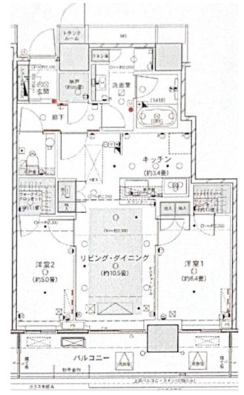 【間取り】 | ザ・パークハウス晴海タワーズ　ティアロレジデンス