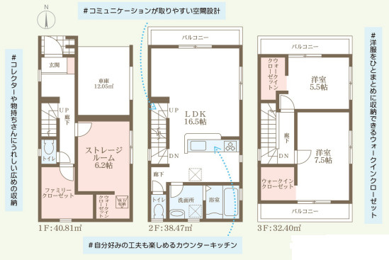 リーブルガーデン池田市豊島北5期の間取り