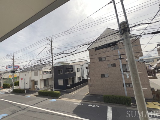 リブリ・ゆうやⅥの展望|バルコニーからの景色です
