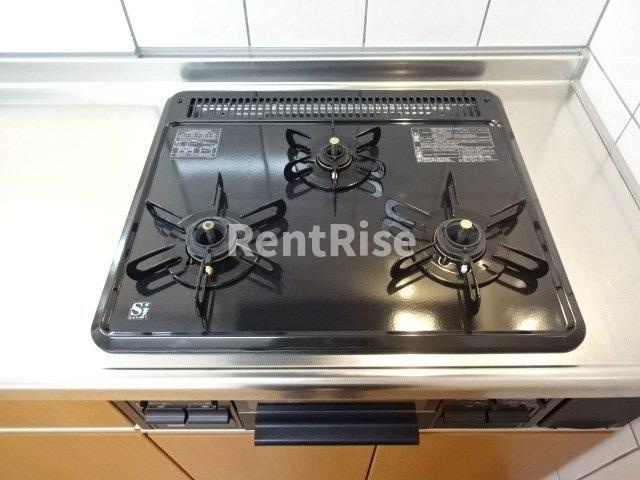 オリエンタルコート|３口コンロ(イメージ)