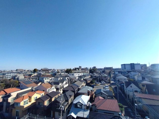 ルネ大宮宮原の展望|ルーフバルコニーからの景観です。