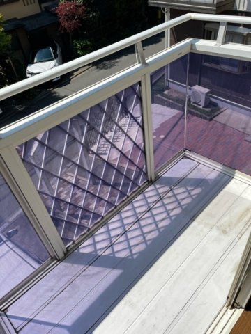 ツインヒル館のバルコニー