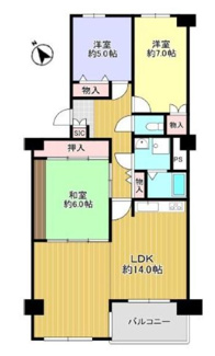 【間取り】 | ロイヤルコーポ朝霧