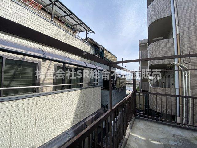 中小阪1丁目中古テラスハウスの展望|外からの目を気にせずに洗濯物が干せます！