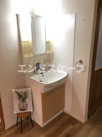 ビューパレーせしもBの洗面所|高崎、前橋、伊勢崎エリアのお部屋探しはエンドスケープまで！お客様の理想お聞かせ下さい♪