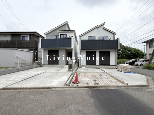 【仲介手数料０円】相模原市南区下溝　新築一戸建て　全2棟の外観|全体　相模原市南区下溝　新築一戸建て　全2棟