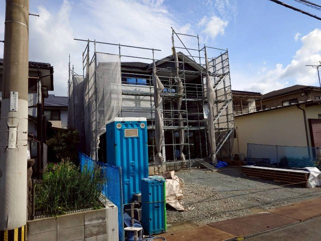 ーBloom－ブルームー小倉南区中曽根6丁目3期　【小倉南区　新築戸建て】の外観|現地撮影　2026,5,5　ーBloom－ブルームー小倉南区中曽根6丁目3期　【小倉南区　新築戸建て】