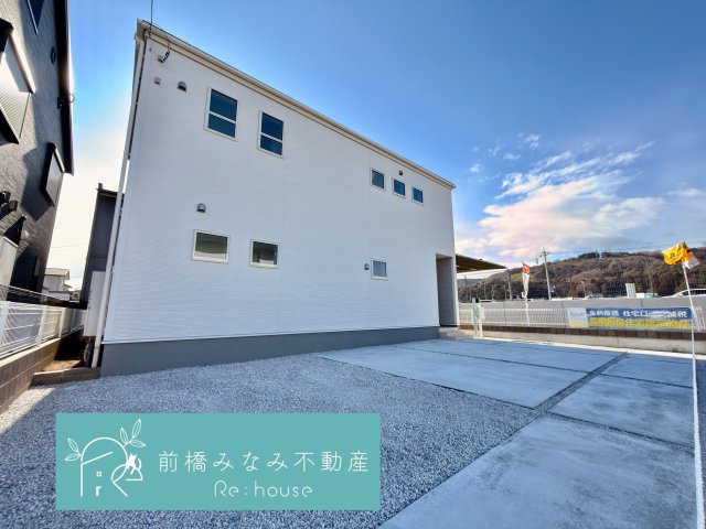【新築】渋川市行幸田第2　１号棟(全２棟)　リーブルガーデン　新築建売分譲の外観|外観は落ち着いています