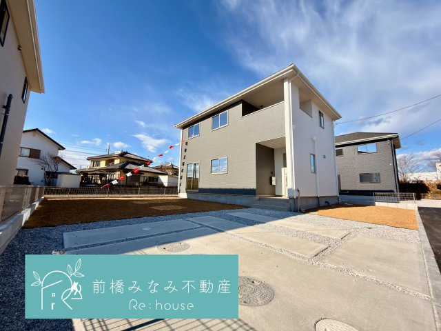 渋川市八木原　２号棟(全４棟)　アーバンスタイル　新築建売分譲の外観|外観は落ち着いています