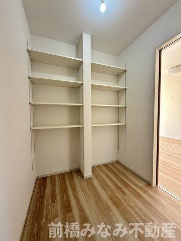 【新築】渋川市八木原　３号棟(全４棟)　アーバンスタイル　新築建売分譲の収納|大きなスペースがあり、収納には困りません