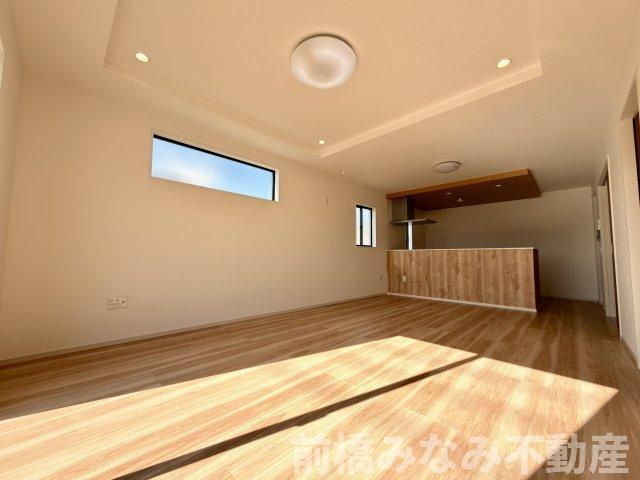 【新築】渋川市八木原　３号棟(全４棟)　アーバンスタイル　新築建売分譲の居間・リビング|使いやすい居間です