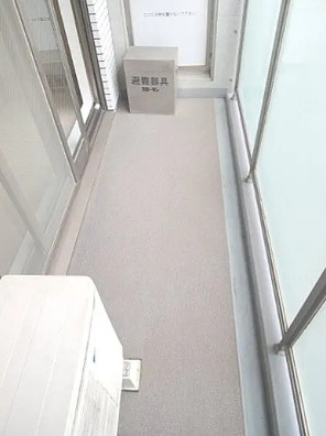 カスタリア菊川のバルコニー