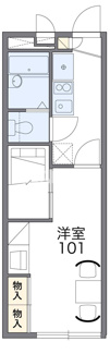 【間取り】 | レオパレス安信町四九番地