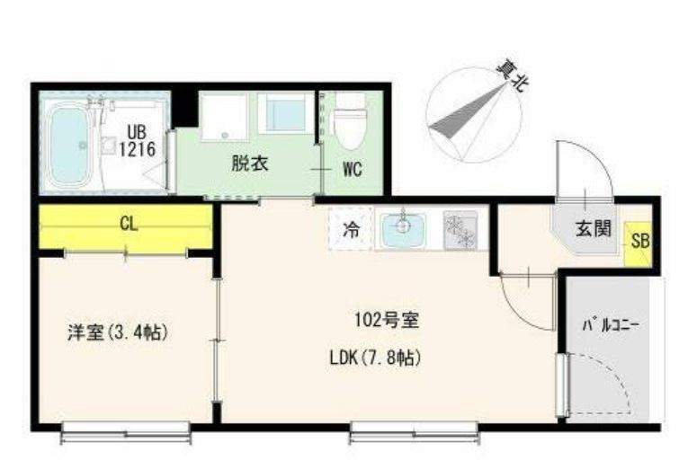 アルテアテラス池袋(アルテアテラスイケブクロ) の間取り|収納・寝室にも使えるロフト☆