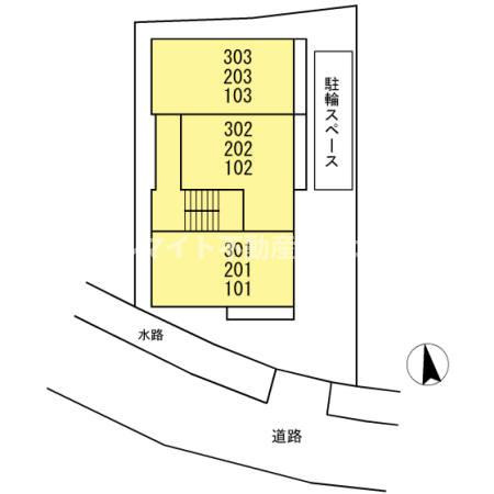 川崎市多摩区宿河原６丁目の賃貸マンションの区画図