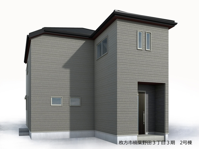 リーブルガーデン 枚方市楠葉野田3丁目3期の外観パース