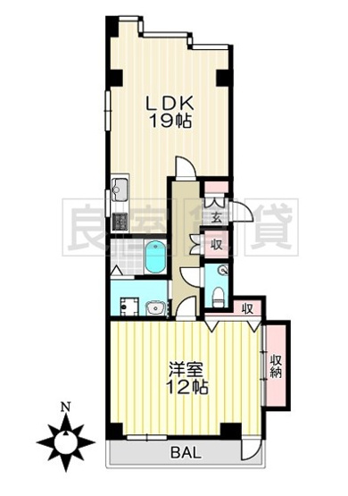 【間取り】 | サンステイツⅡ