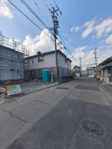 売新築戸建　藤枝市茶町1丁目の前面道路含む現地写真