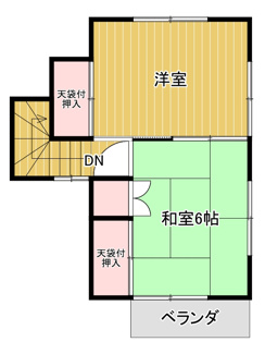 【間取り】 | 長渕7丁目　中古 | 2階