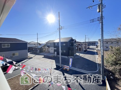 【展望】 | CRADLEGARDEN結城市結城第43Ⅱ期　1号棟 | バルコニーからの眺めです！

