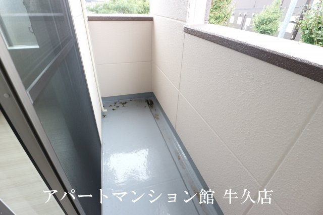 仮)阿見町岡崎F様新築アパートのバルコニー|※同間取りのイメージです